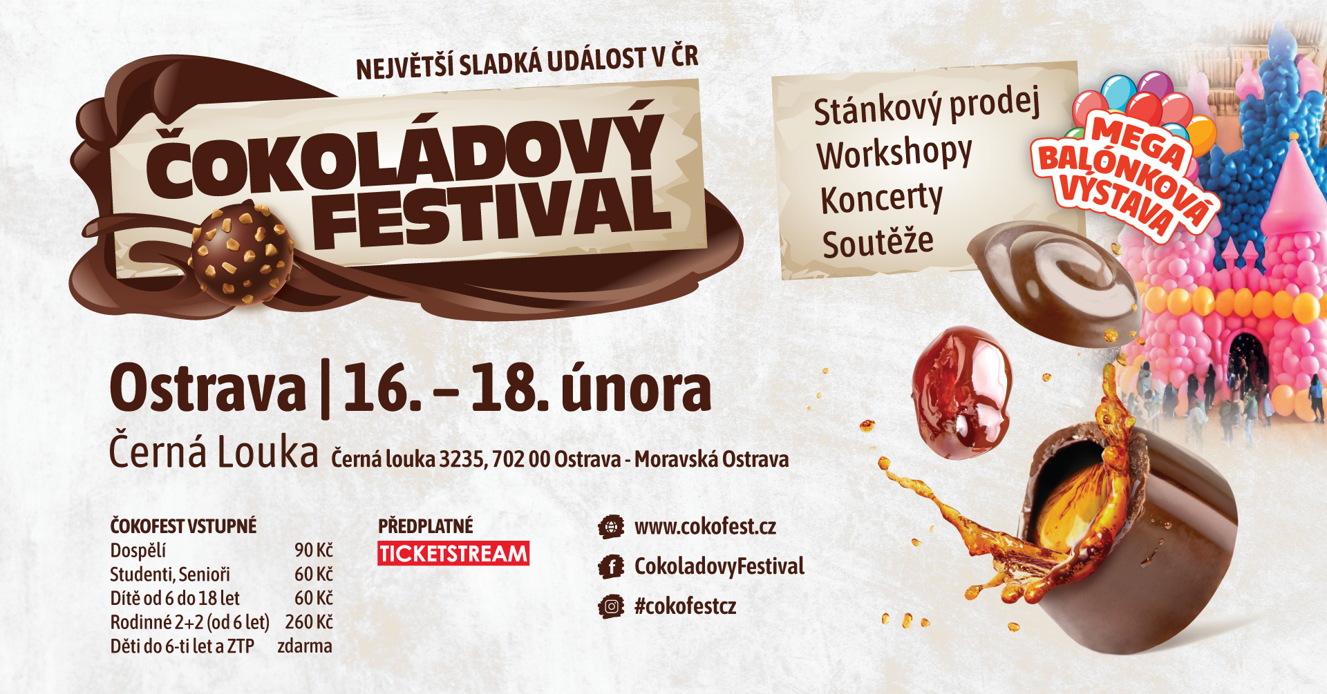 Čokoládový festival 2024 v Ostravě